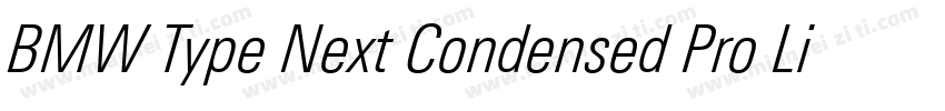 BMW Type Next Condensed Pro Light字体转换